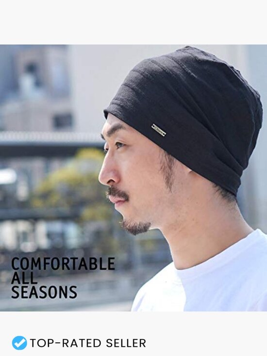 Lightweight Cotton Slouchy Beanie Unisex Summer Hat Skull Cap Chemo Comfort main image 4